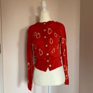 Anthropologie Penguin Cardigan